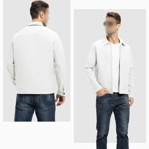 Customizable <b>Waterproof</b> <b>Light</b> Weight Windbreaker Outdoor <b>Jacket</b> for <b>Men</b> with Zip and Pockets Fashionable Classic Style - Product Image 3