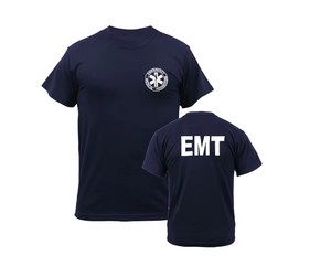 เครื่องแบบช่าง EMT เครื่องแต่งกายสำหรับผู้ชายและผู้หญิงตอบสนองครั้งแรกเสื้อผ้าพี่ชายเครื่องแบบแพทย์เสื้อยืดสีฟ้า - Product Image 3