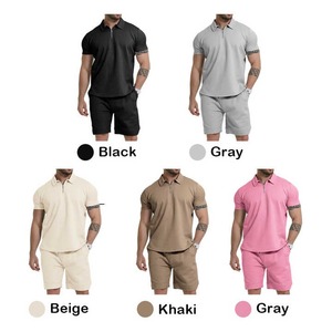 Conjunto de Camiseta y Pantalones Cortos de Algodón 100% con Impresión Personalizada OEM para Verano, para Marcas Globales, Fábrica de Ropa, Logotipo Bordado Personalizado - Product Image 4