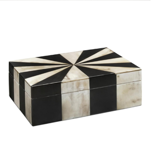 Exclusivo Joyero de Hueso con Incrustaciones de Cuerno y Patrón Cuadrado Grabado, Color Personalizado, Almacenamiento para el Hogar, Regalo, Diseño Atractivo - Product Image 4