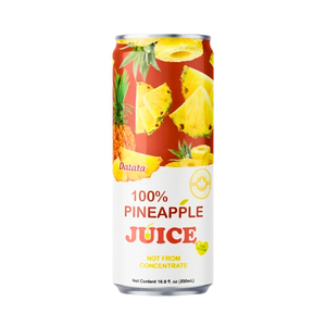 Jus d'ananas Datata 330mL, fraîchement pressé, en conserve, certifié FSSC ISO HALAL, prix de distribution en gros - Product Image 1