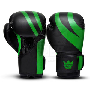 Gants de boxe MMA professionnels en cuir véritable pour enfants de 5 à 7 ans, évacuation de l'humidité, fermeture à boucle et crochet, gants personnalisables - Product Image 3