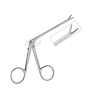 Pince de précision manuelle WULLSTEIN droite 0,8 x 6 mm en acier inoxydable pour instrument chirurgical ORL, certifiée CE - Product Image 3