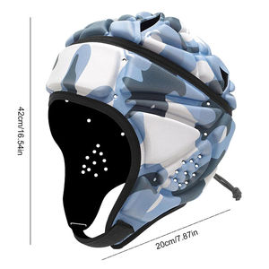 Protector de Cabeza Ajustable, Casco Acolchado de Carcasa Blanda para Entrenamiento de Fútbol, Personalizable con tus Logotipos, Ligero y Resistente a Impactos - Product Image 3