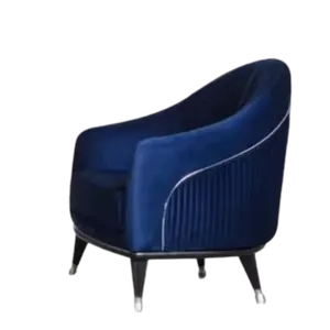 Armchair Recliner Chair 1 Seat Fabric Luxury Living Room Modern Blue New