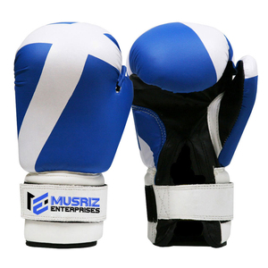 Guantes de Boxeo Profesionales Personalizados con Logotipo Impreso, Antideslizantes, de Alta Calidad, con Cierre, de Cuero Sintético de Vaca, Ajuste Universal - Product Image 1