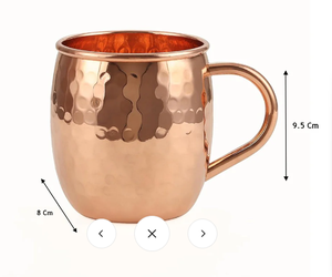Meilleur vendeur en cuivre pur Moscow Mule Mugs 16 oz grossiste en Inde - Product Image 4