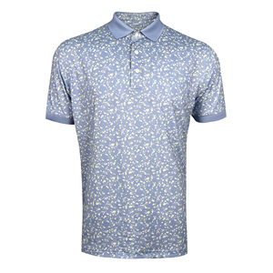 Chemises de golf personnalisées exclusives à séchage rapide en polyester/coton, service OEM, design brodé sur le devant, coupe classique, tricotées pour hommes - Product Image 1