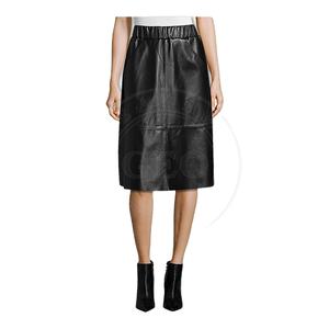 Fabrication sur mesure OEM ODM Jupes en cuir de mouton véritable pour les marques - Product Image 1