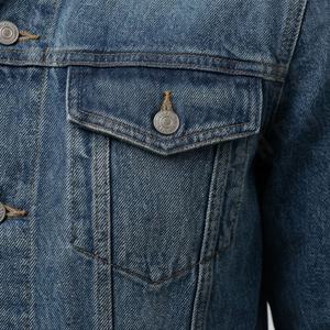 Veste en jean pour femmes, jean court, délavage soleil, tendance, décontracté, streetwear, vêtements d'extérieur, manteau, couleur personnalisée - Product Image 5