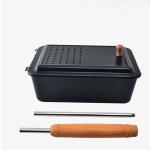 Olla para <span class=keywords><strong>Palomitas</strong></span> de Maíz de Acero Inoxidable con Mango Largo, Utensilio de Cocina para <span class=keywords><strong>Palomitas</strong></span> <span class=keywords><strong>Caseras</strong></span>, Bandeja para Hornear - Product Image 4