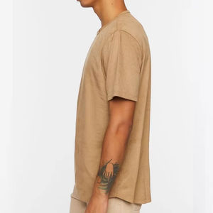 T-shirt en coton épais 280 g/m², 100 % coton, confortable et élégant, motif personnalisé, tissu tricoté, vente en gros - Product Image 2