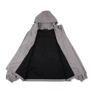 Cortavientos impermeable Unisex 2024, venta al por mayor personalizada, chaqueta de invierno de talla grande para hombre, ropa ligera a prueba de viento con capucha para exteriores - Product Image 3