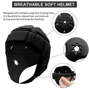 Casques à coque souple personnalisés 7 On7 enfants jeunes Football 7v7 casques personnalisables casque de Rugby rembourré solide - Product Image 4