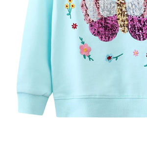 Design personnalisé couleur taille coton personnalisé enfants sweat-shirt avec polaire respirante de haute qualité sweatshirts thermiques personnalisés - Product Image 6