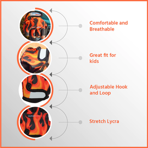 ขี่จักรยานกลางแจ้งครึ่งนิ้วใส่ในฤดูร้อนกันน้ำกันลื่นระบายอากาศได้สำหรับยิมฟิตเนสขี่จักรยานภูเขาเล่นสกี - Product Image 3