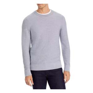 Maglione Oversize da Uomo in Lana Merino, Maniche Lunghe, Pullover Invernale con Motivo Anime, Jacquard a Righe, Decorazione con Logo e Bottoni - Product Image 1