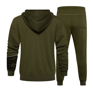 Ropa para Hombre, Conjuntos Deportivos Personalizados 100% Algodón, la Mejor Calidad, Cómodos, Pantalones Deportivos y Sudaderas con Capucha de Dos Piezas para Hombre - Product Image 4