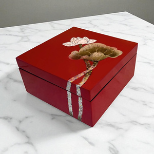 Luxury design lacquered box glossy lacquer boxes handmade <b>lacquerware</b> from trusted producer - Product Image 5