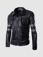 Vestes en cuir pour hommes, style Wolverine X-Men, en cuir noir uni, sur mesure, vente en gros, mode masculine