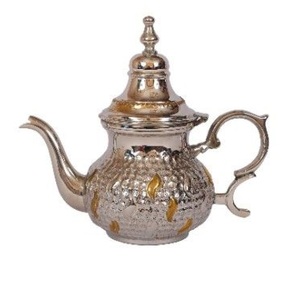 Juego de servidor de café de latón de diseño moderno hecho a mano de latón, tetera con martillado, nueva olla tallada a mano, olla decorativa de latón puro - Product Image 1