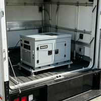 12KW/15KVA Geräuscharmes Inverter-Stromaggregat, Fahrzeugmontierte Notstromversorgung für Wohnmobile, Busse und Pickups