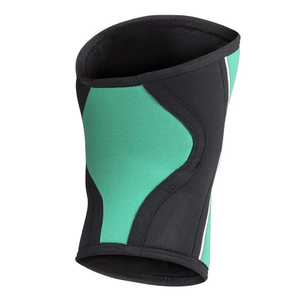 Manchons de genou unisexes personnalisables avec logo, en néoprène, antidérapants, durables, respirants, anti-UV, séchage rapide, fermeture à boucle et crochet, confortables - Product Image 4