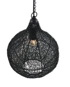 Lampes suspendues rondes noires-Luminaires à boule - Product Image 2