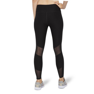 Wholesale Women's High Waist Full Length Yoga <b>Leggings</b> Tummy Control Side Stripe Sheer Panel Four-Way Stretch Seamless Design - Product Image 2