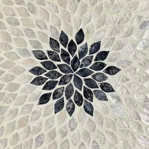 Plateau incrusté unique en os et résine Plateau décoratif de luxe fait main pour la cuisine, la salle à manger, le café, les collations, les boissons et la décoration de table - Product Image 6