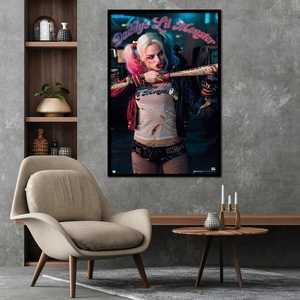 Póster Moderno de Suicide Squad, 'Daddy's Lil Monster' de Harley Quinn, para Decoración de Pared - Product Image 1