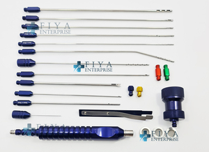 Juego de cánula de liposucción de calidad superior para facial hecho de acero inoxidable, plástico, Metal, fuente de alimentación manual, estándar de seguridad-MOL - Product Image 5