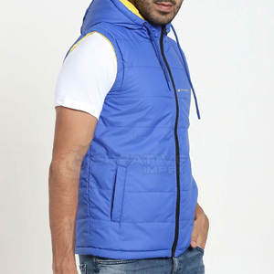 Gilet matelassé isolé de haute qualité pour homme, respirant, décontracté, vêtement d'extérieur pour les activités de plein air en hiver, léger, 100% polyester - Product Image 3