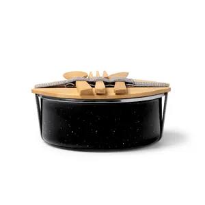 Portapranzo Personalizzato in Ceramica e Bambù con Accessori a Forma di Peperoni - Product Image 1