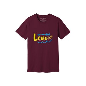 Camiseta informal de algodón 100% con temas de bondad 3D Imprimir 12 opciones de color 160-180 Colocación de diseño personalizable GSM pesado - Product Image 4