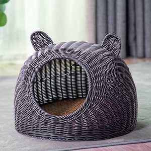 Lits et meubles pour animaux de compagnie en rotin faits à la main Design moderne du Vietnam - Product Image 6