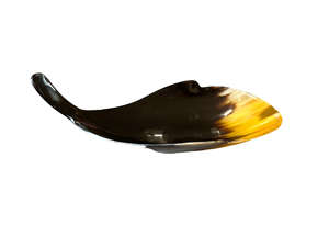 Ensaladera de cuerno de búfalo natural real, cuenco de cuerno de frutas para decorar la cocina del hogar con la mejor calidad de la India para la exportación - Product Image 1