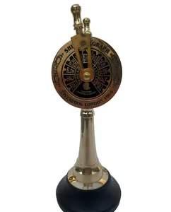 Vintage Style Collectible Marine Brass Telegraph Decorative Brass Nautical Ship Telegraph Decorative Wooden and Brass Telegraph - Product Image 4