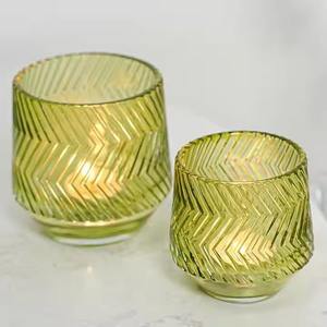 Portavelas de Vidrio Transparente, Contenedor Decorativo, Elegante Adorno para el Hogar, Soporte Premium para Velas Aromáticas y Decoración de Mesa - Product Image 4