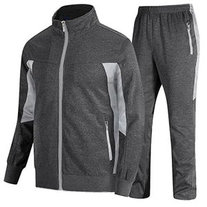 Nuevo Conjunto Deportivo de 2 Piezas para Hombre, Sin Capucha, Casual, Sólido, Cortavientos, con Cremallera Completa, de Secado Rápido, para Servicio OEM Personalizable - Product Image 5