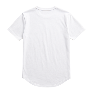 Camiseta Henley de Manga Corta para Hombre, 100% Algodón Orgánico de Lujo, Color Blanco, Dobladillo Curvo, Preencogida, Certificada por GOTS, Ajuste Premium y Transpirable - Product Image 2