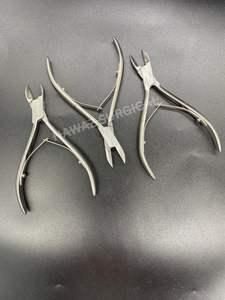 Professional Stainless Steel <b>Nail</b> Nipper Curved Reusable <b>Nail</b> Cutter Salon & Medical Use - Product Image 5