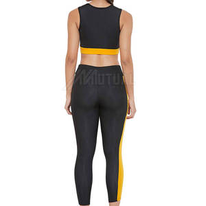Estilo de moda Ropa deportiva Mujeres Yoga Set Venta al por mayor Yoga Set Hecho en Pakistán Mujeres Yoga Set - Product Image 4