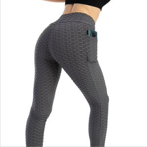 Leggings d'entraînement respirants taille haute pour femmes avec poches mode décontractée pantalons longs Promotion vêtements de Fitness pour femmes - Product Image 5
