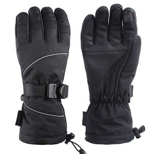 Guantes de Esquí y Snowboard Impermeables, Resistentes al Viento y Cálidos, con Dedos Completos, Correa de Muñeca Ajustable, Algodón/Spandex, Logotipo Personalizado para Hombre - Product Image 1