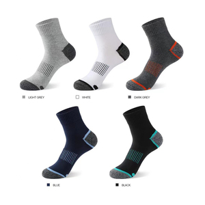 Best Design Men's High Athletic Cotton <b>Grip</b> <b>Socks</b> Wholesale OEM Customized Soccer <b>Grip</b> <b>Socks</b> 10 Pairs MOQ - Product Image 3