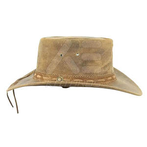 Chapeaux en cuir de couleur unie Offre Spéciale Matériau durable Chapeaux en cuir de meilleure qualité Nouveau style Chapeaux en cuir - Product Image 5