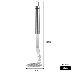 เครื่องบดมันฝรั่งสแตนเลส เครื่องบดผัก อุปกรณ์ครัว เครื่องมือช่าง ทนทาน งานหนัก ออกแบบตามหลักสรีรศาสตร์เพื่อความเรียบเนียน - Product Image 3