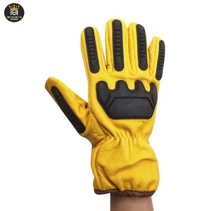 Gants de travail en cuir haute performance avec des caractéristiques écologiques de séchage rapide, protection des mains de haute qualité, logo personnalisé - Product Image 2