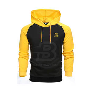 Sudaderas con capucha ajustadas informales de invierno para hombre Ropa de moda de color personalizado con cuello con capucha Patrón sólido - Product Image 1